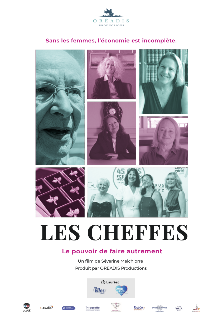 Affiche du documentaire Les Cheffes — Le pouvoir de faire autrement