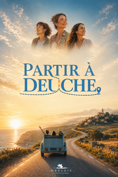 Une 2CV sur une route évoquant le voyage du documentaire Partir à deuche